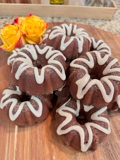 Apple Cider Mini Bundt Cake