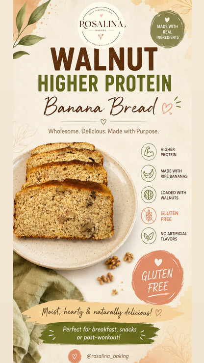 High Protein Banana Bread