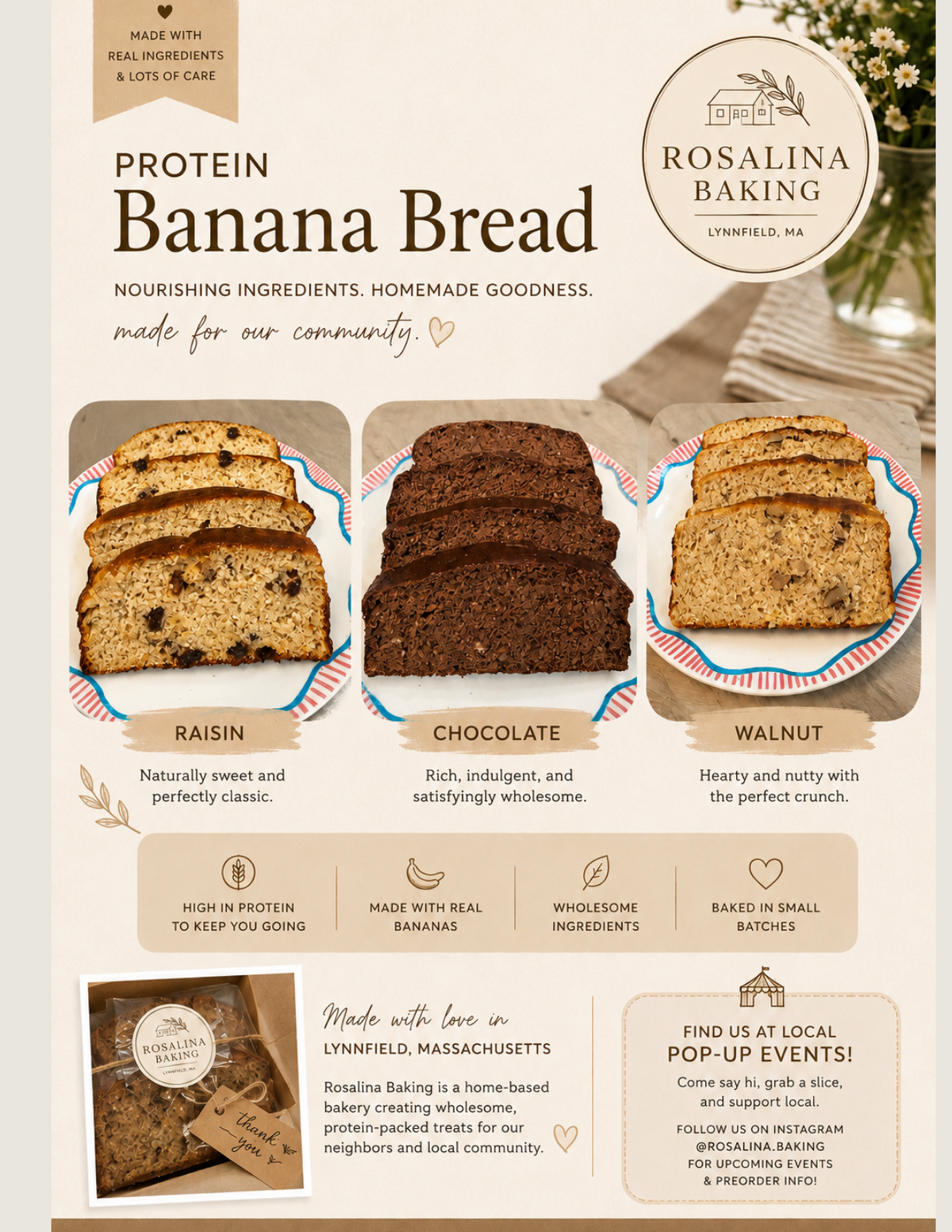 High Protein Banana Bread
