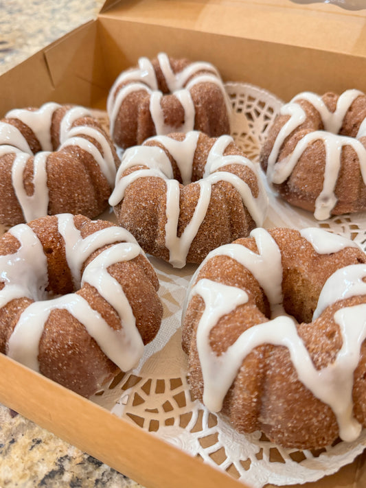 Apple Cider Mini Bundt Cake