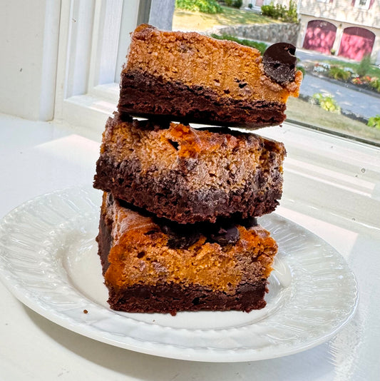 Chocolate Pumpkin Brownies